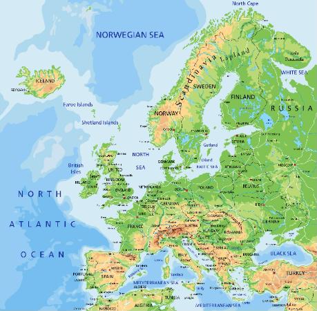Copy of European countries - Guess Who Template